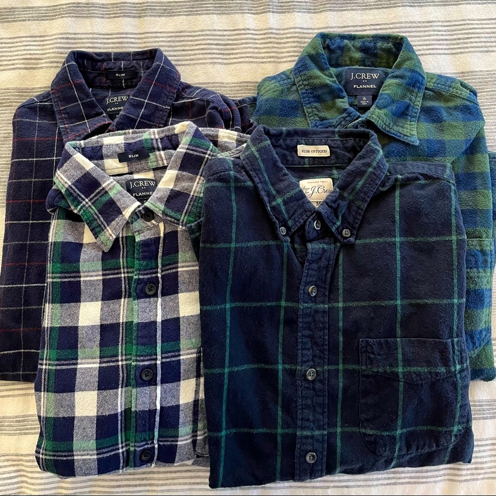 J Crew Flannel Bundle - Size Small